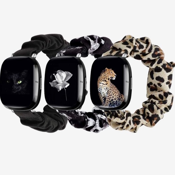 Accessories - Fitbit Versa-3 scrunchie bands (3 pack)